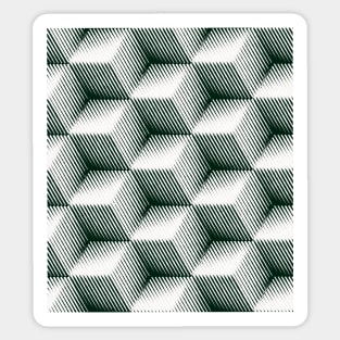 geo_cubes Sticker